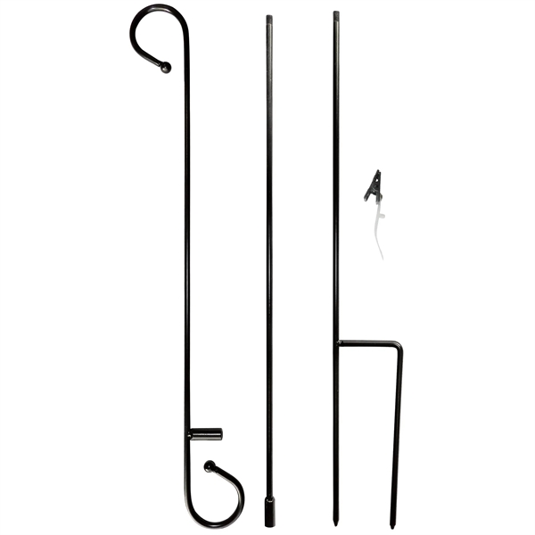 12" x 18" Custom Double Sided Garden Banner with Hardware - 12" x 18" Custom Double Sided Garden Banner with Hardware - Image 9 of 10