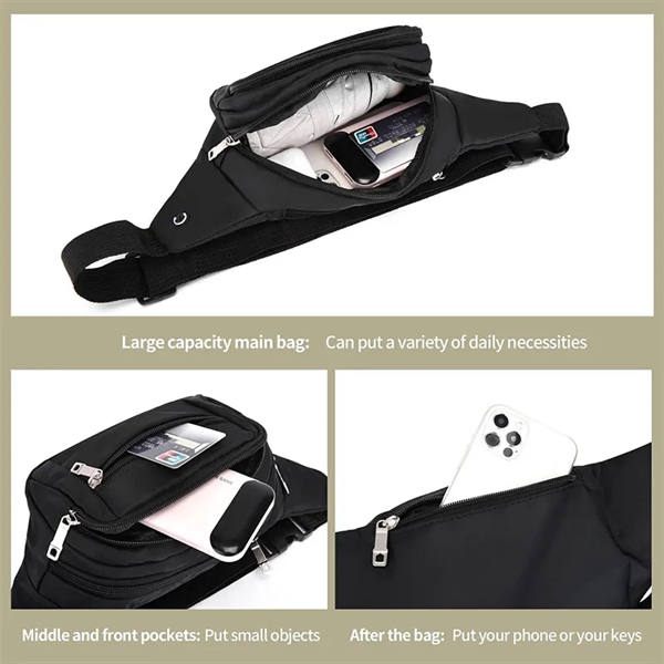 Large Waist Bag & Hip Bum Bag for Outdoors - Large Waist Bag & Hip Bum Bag for Outdoors - Image 5 of 5