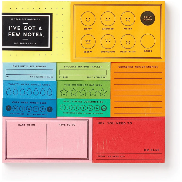I've Got A Few Notes Tear-off Notepad Set - I've Got A Few Notes Tear-off Notepad Set - Image 0 of 2
