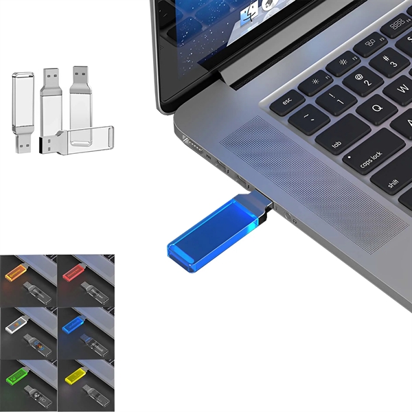 8GB Light-Up USB Flash Drive - 8GB Light-Up USB Flash Drive - Image 0 of 3