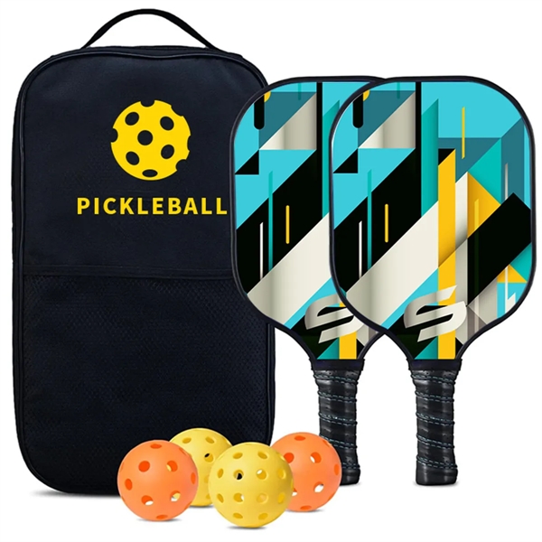 Pickleball Set with 4 Pickleball Balls and 1 Bag - Pickleball Set with 4 Pickleball Balls and 1 Bag - Image 0 of 6