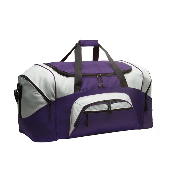 Port Authority - Standard Colorblock Sport Duffel. - Port Authority - Standard Colorblock Sport Duffel. - Image 8 of 16