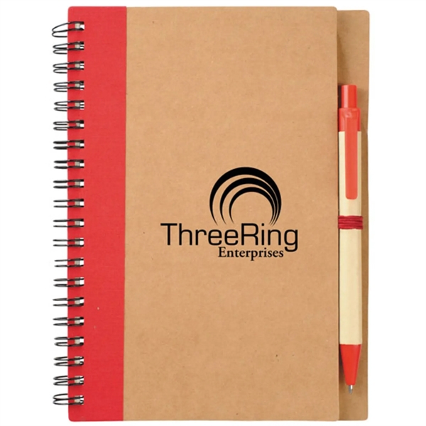 Eco Friendly Notebook with pen - Eco Friendly Notebook with pen - Image 0 of 2