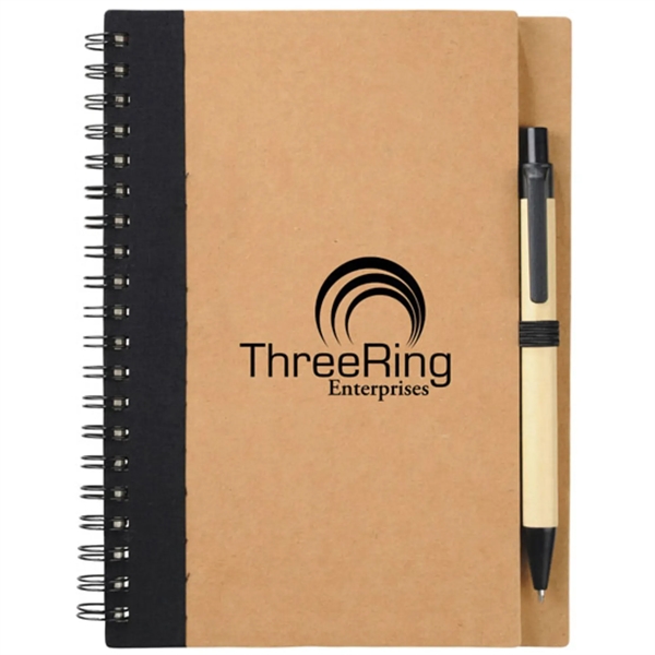 Eco Friendly Notebook with pen - Eco Friendly Notebook with pen - Image 2 of 2