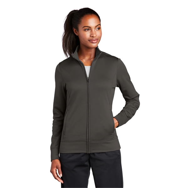 Sport-Tek Women's Sport-Wick Fleece Full-Zip Jacket. - Sport-Tek Women's Sport-Wick Fleece Full-Zip Jacket. - Image 47 of 56