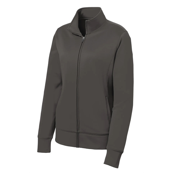 Sport-Tek Women's Sport-Wick Fleece Full-Zip Jacket. - Sport-Tek Women's Sport-Wick Fleece Full-Zip Jacket. - Image 50 of 56