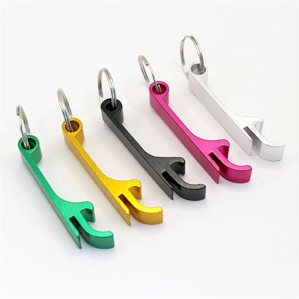 Colored Bottle Opener Keychain - Colored Bottle Opener Keychain - Image 3 of 5