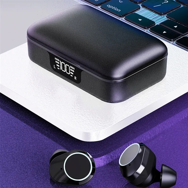 Wireless Earbuds Bluetooth 5.3 Headphones with Charging Case - Wireless Earbuds Bluetooth 5.3 Headphones with Charging Case - Image 2 of 8