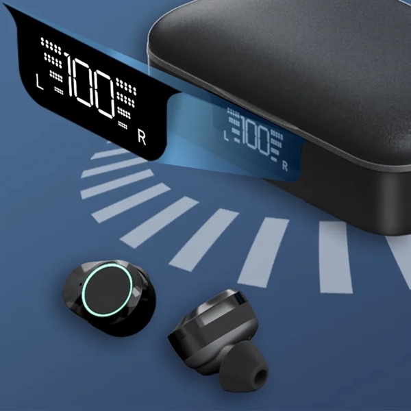 Wireless Earbuds Bluetooth 5.3 Headphones with Charging Case - Wireless Earbuds Bluetooth 5.3 Headphones with Charging Case - Image 5 of 8