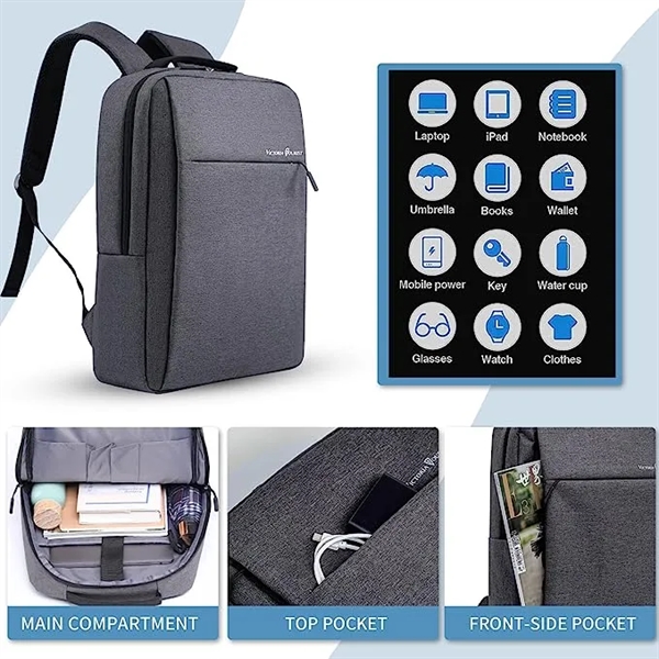 Business Laptops Backpacks with USB Charging Port - Business Laptops Backpacks with USB Charging Port - Image 9 of 9