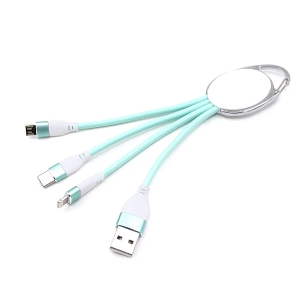 3-in-1 Keychain Charging Cable - 3-in-1 Keychain Charging Cable - Image 2 of 5