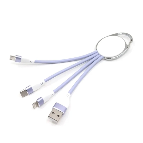 3-in-1 Keychain Charging Cable - 3-in-1 Keychain Charging Cable - Image 4 of 5