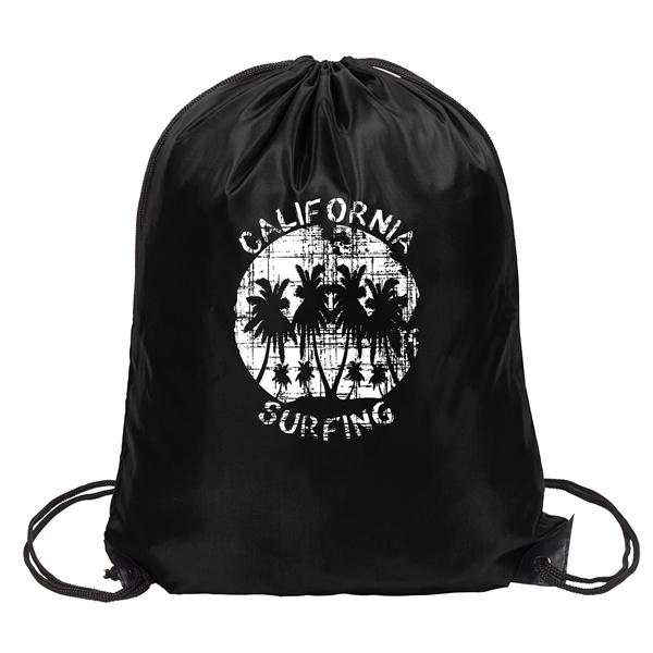 Polyester Drawstring Bag - Polyester Drawstring Bag - Image 4 of 10