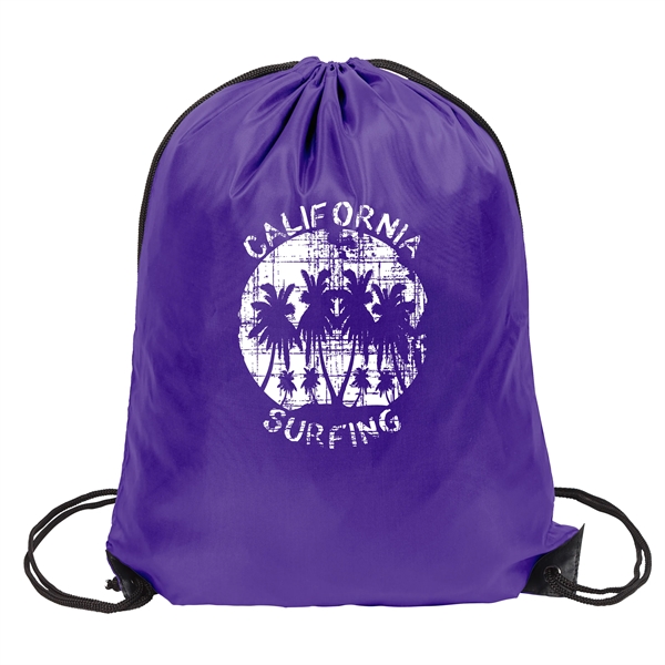 Polyester Drawstring Bag - Polyester Drawstring Bag - Image 5 of 10