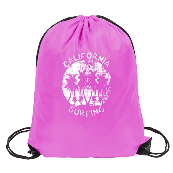 Polyester Drawstring Bag - Polyester Drawstring Bag - Image 8 of 10