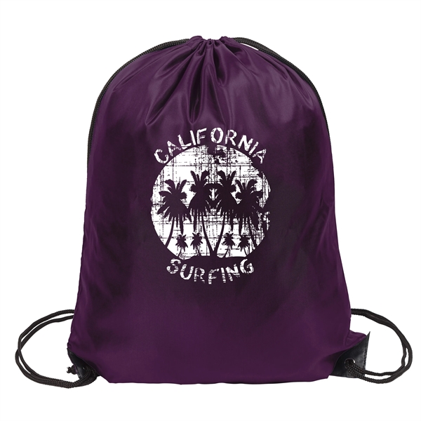 Polyester Drawstring Bag - Polyester Drawstring Bag - Image 10 of 10