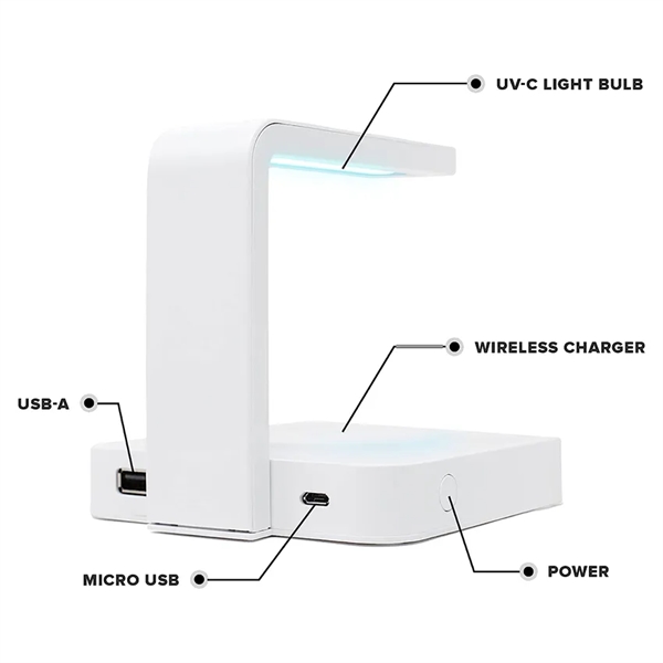 Sterilizer & Wireless Charging Station - Sterilizer & Wireless Charging Station - Image 1 of 1