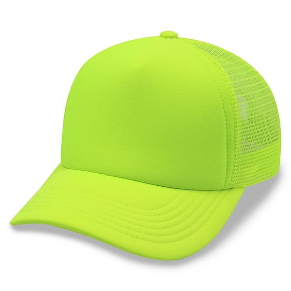 Foam Trucker Cap, 5 Panels,  Mesh Back, Snapback - Foam Trucker Cap, 5 Panels,  Mesh Back, Snapback - Image 35 of 47