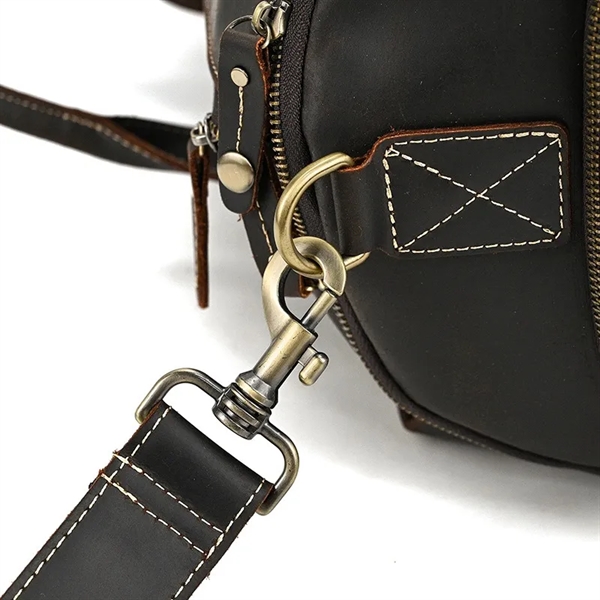 Babylon Leather Garment Duffel Bag - Babylon Leather Garment Duffel Bag - Image 7 of 10