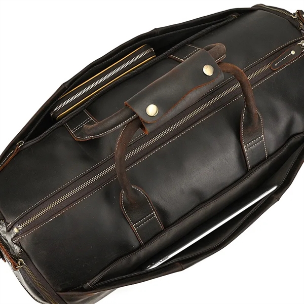 Babylon Leather Garment Duffel Bag - Babylon Leather Garment Duffel Bag - Image 6 of 10