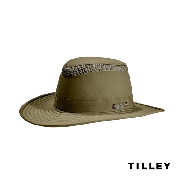 Tilley® Airflo LTM6 Broad Brim Hat - Olive - Tilley® Airflo LTM6 Broad Brim Hat - Olive - Image 3 of 17