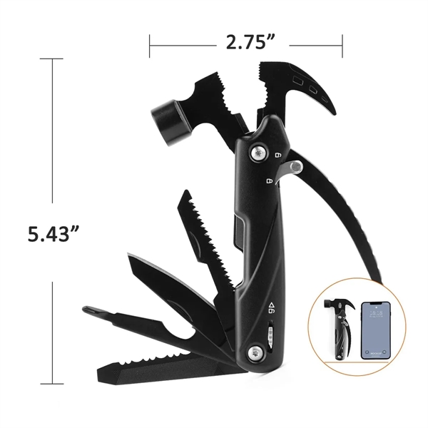 Stainless Steel Multitool Hammer - Stainless Steel Multitool Hammer - Image 1 of 4
