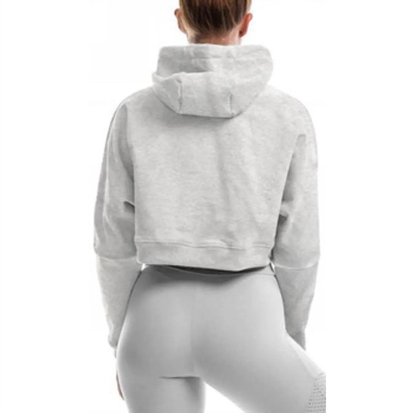 Women's Crop Hoodie - Women's Crop Hoodie - Image 2 of 3