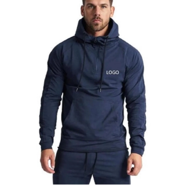 Men's Pullover Hoodie - Men's Pullover Hoodie - Image 3 of 8