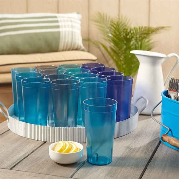 Restaurant Style Lightweight Stackable Beverage Tumblers - Restaurant Style Lightweight Stackable Beverage Tumblers - Image 1 of 2