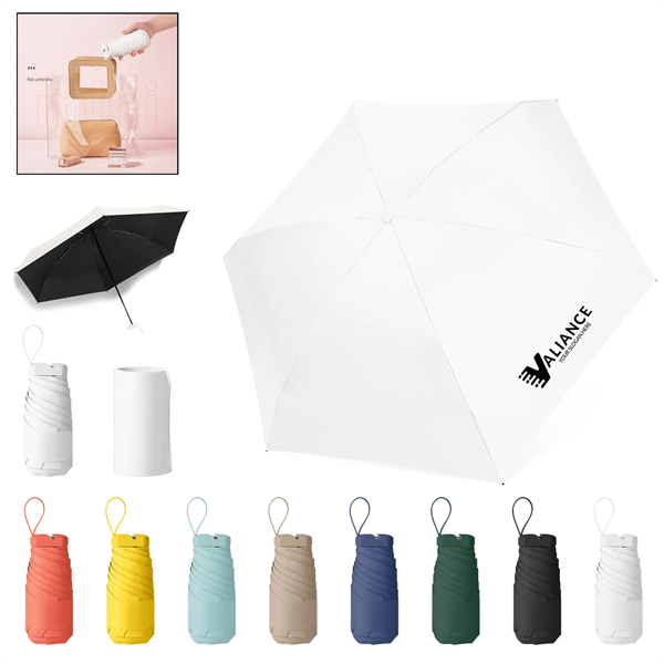 Travel Mini Uv Protection Umbrella W/ Pouch - Travel Mini Uv Protection Umbrella W/ Pouch - Image 0 of 0