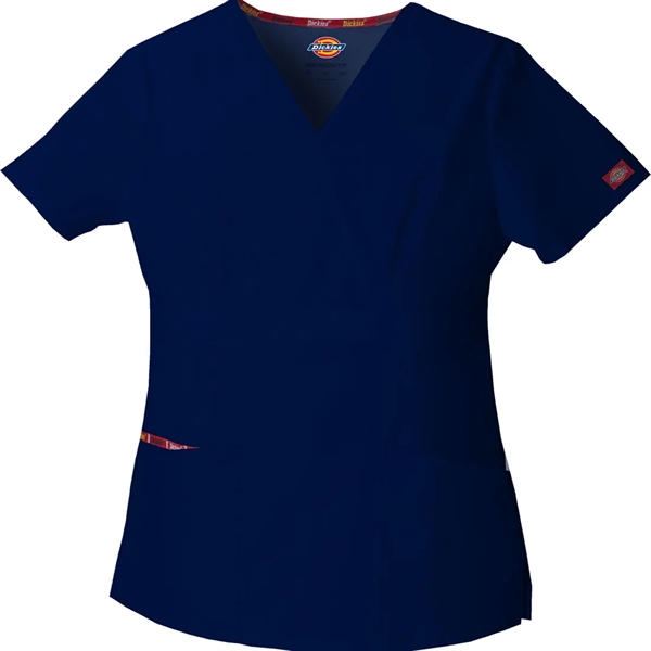 Women's Mock Wrap Top - Women's Mock Wrap Top - Image 10 of 10