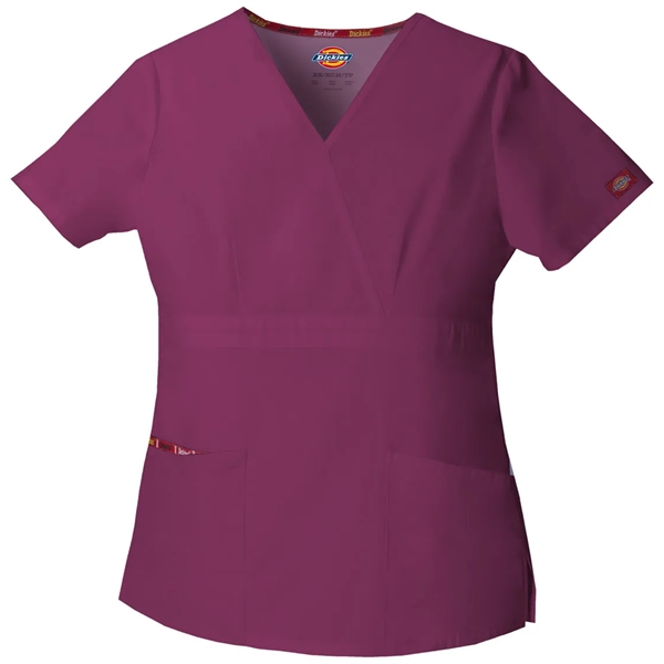 Women's Mock Wrap Top - Women's Mock Wrap Top - Image 8 of 10