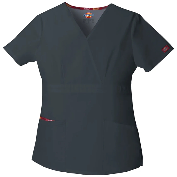 Women's Mock Wrap Top - Women's Mock Wrap Top - Image 7 of 10