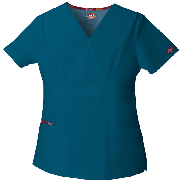 Women's Mock Wrap Top - Women's Mock Wrap Top - Image 2 of 10