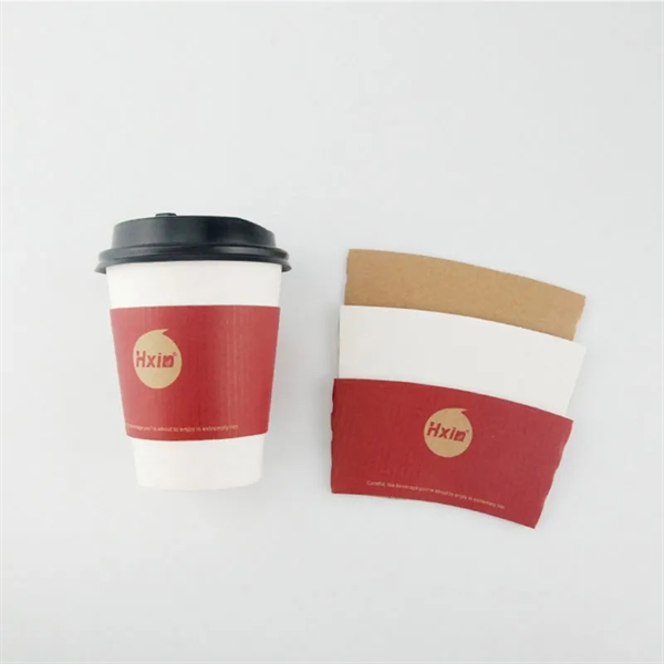 Kraft Paper Coffee Cup Sleeve - Kraft Paper Coffee Cup Sleeve - Image 0 of 4