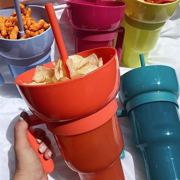 Stadium Cup With Snack Bowl On Top - Stadium Cup With Snack Bowl On Top - Image 1 of 5