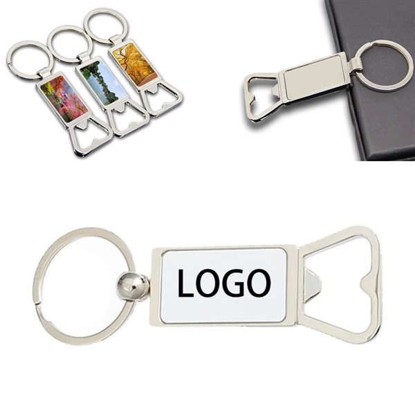 Bottle Opener with Keyring & Epoxy