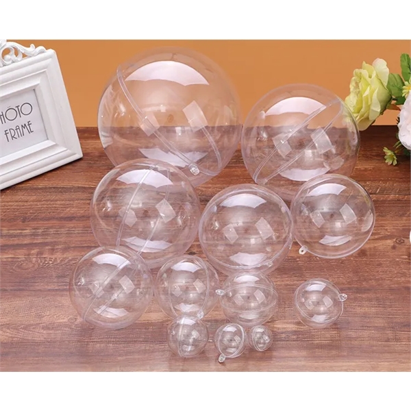 Clear Round Ornaments - Clear Round Ornaments - Image 1 of 2