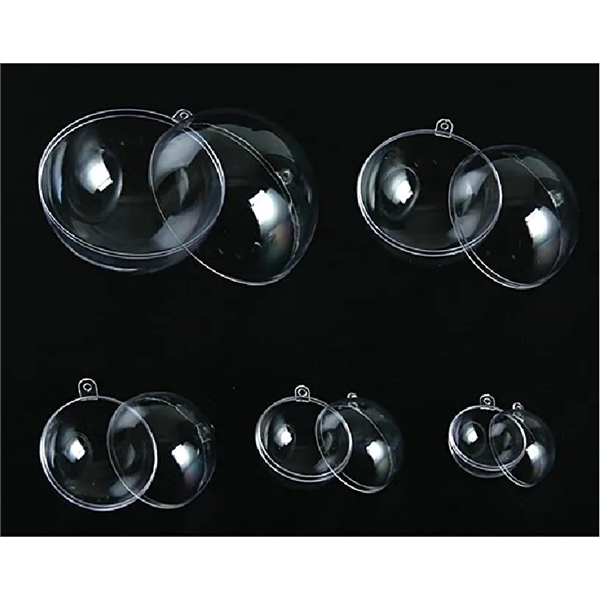 Clear Round Ornaments - Clear Round Ornaments - Image 2 of 2