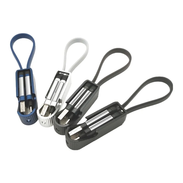 4-in-1 Bottle Opener Keychain Charging Cable - 4-in-1 Bottle Opener Keychain Charging Cable - Image 4 of 4