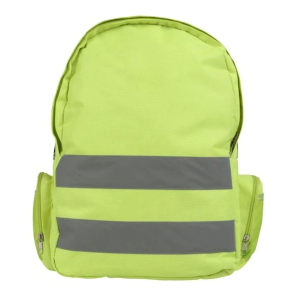 High Vis Reflective Tape Utility Safety Workwear Backpack - High Vis Reflective Tape Utility Safety Workwear Backpack - Image 1 of 5