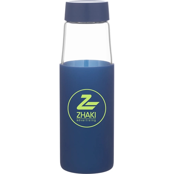 20 oz h2go Sloan Single Wall Glass Bottle w/Silicone Sleeve - 20 oz h2go Sloan Single Wall Glass Bottle w/Silicone Sleeve - Image 4 of 7