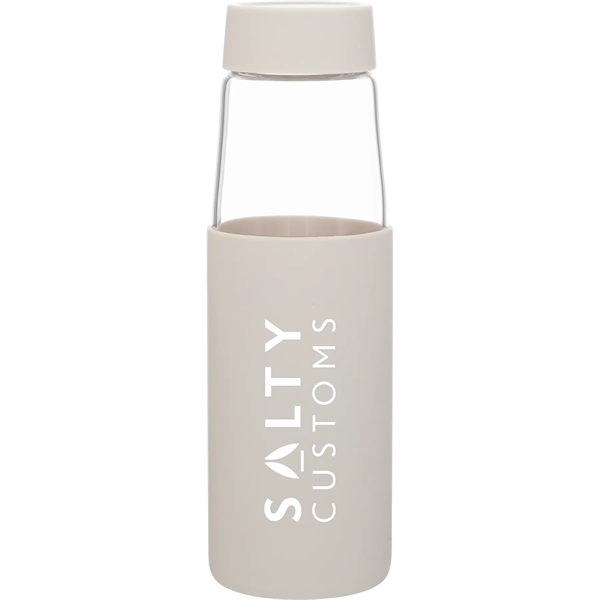 20 oz h2go Sloan Single Wall Glass Bottle w/Silicone Sleeve - 20 oz h2go Sloan Single Wall Glass Bottle w/Silicone Sleeve - Image 6 of 7