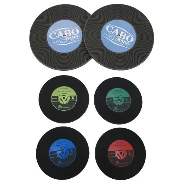 Disc Shaped Coaster Cup Mat - Disc Shaped Coaster Cup Mat - Image 1 of 1