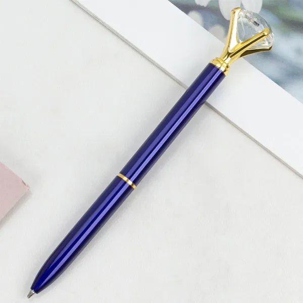 Luxury Big Diamond Ballpoint Pen - Luxury Big Diamond Ballpoint Pen - Image 3 of 10