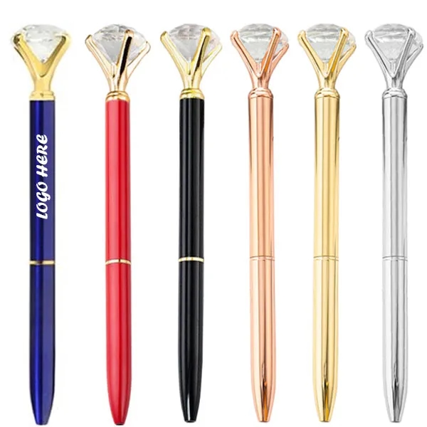Luxury Big Diamond Ballpoint Pen - Luxury Big Diamond Ballpoint Pen - Image 0 of 10