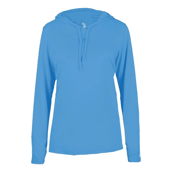 Badger Women's B-Core Long Sleeve Hooded T-Shirt - Badger Women's B-Core Long Sleeve Hooded T-Shirt - Image 16 of 21