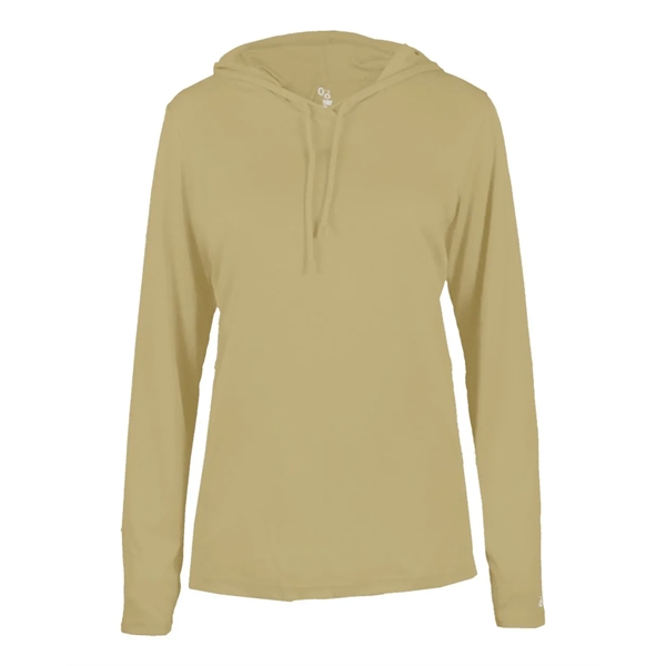 Badger Women's B-Core Long Sleeve Hooded T-Shirt - Badger Women's B-Core Long Sleeve Hooded T-Shirt - Image 20 of 21