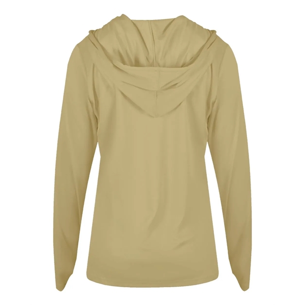 Badger Women's B-Core Long Sleeve Hooded T-Shirt - Badger Women's B-Core Long Sleeve Hooded T-Shirt - Image 21 of 21