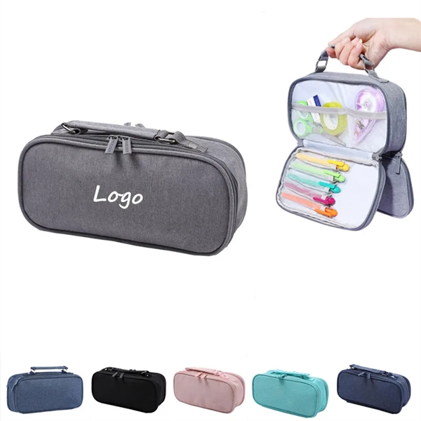 Pencil Case Pen Pouch Large Stationery Organizer - Pencil Case Pen Pouch Large Stationery Organizer - Image 0 of 5